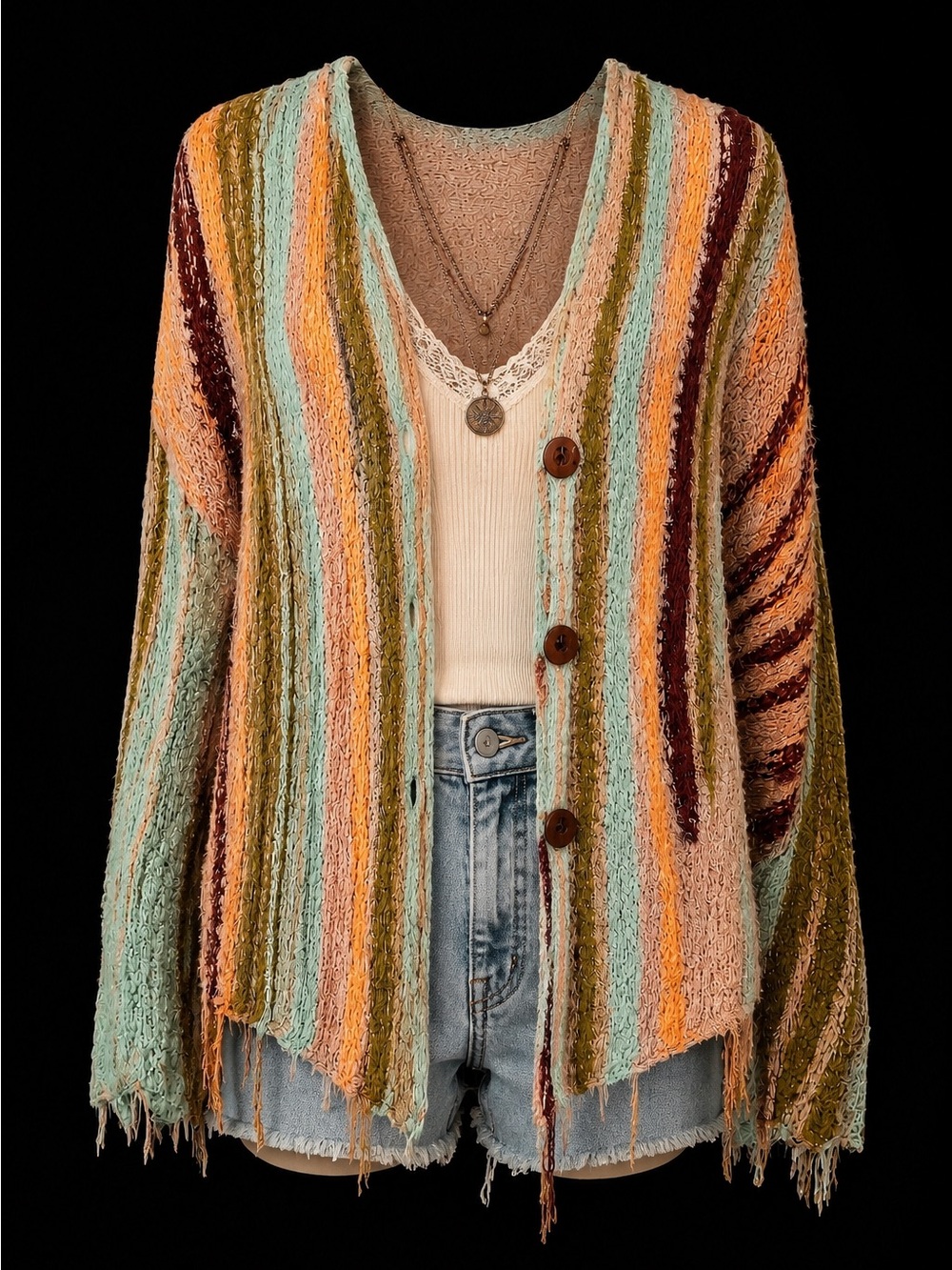 Free People Baja Cardi  XS - Picture 5 of 8